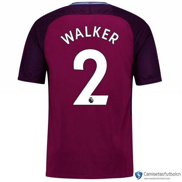Camiseta Manchester City Segunda equipo Walker 2017-18